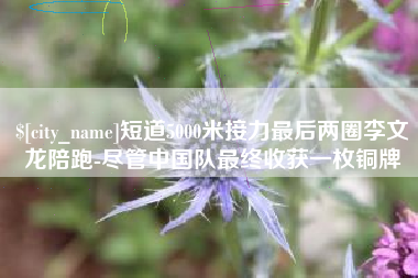 杞县短道5000米接力最后两圈李文龙陪跑-尽管中国队最终收获一枚铜牌