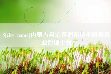杞县内蒙古自治区消防技术服务执业管理平台