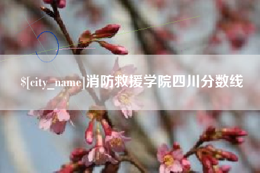 杞县消防救援学院四川分数线