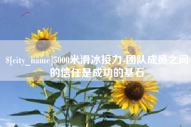杞县5000米滑冰接力-团队成员之间的信任是成功的基石