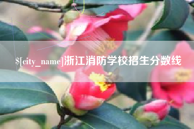 杞县浙江消防学校招生分数线