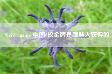 杞县中国6枚金牌是哪些人获得的