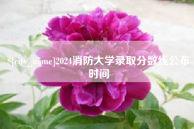 杞县2024消防大学录取分数线公布时间