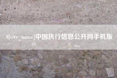 杞县中国执行信息公开网手机版