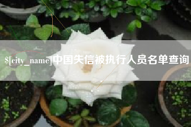 杞县中国失信被执行人员名单查询