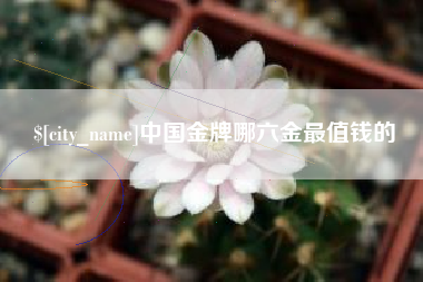杞县中国金牌哪六金最值钱的