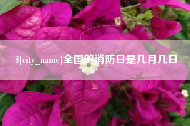 杞县全国的消防日是几月几日