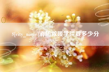杞县消防救援学院要多少分